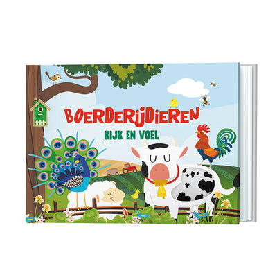 Lantaarn Publishers Kinderboeken Kijk en voel - Boerderijdieren 9789463543958 woonaccessoires homedecoratie