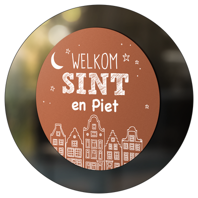 Sinterklaas raamstickers