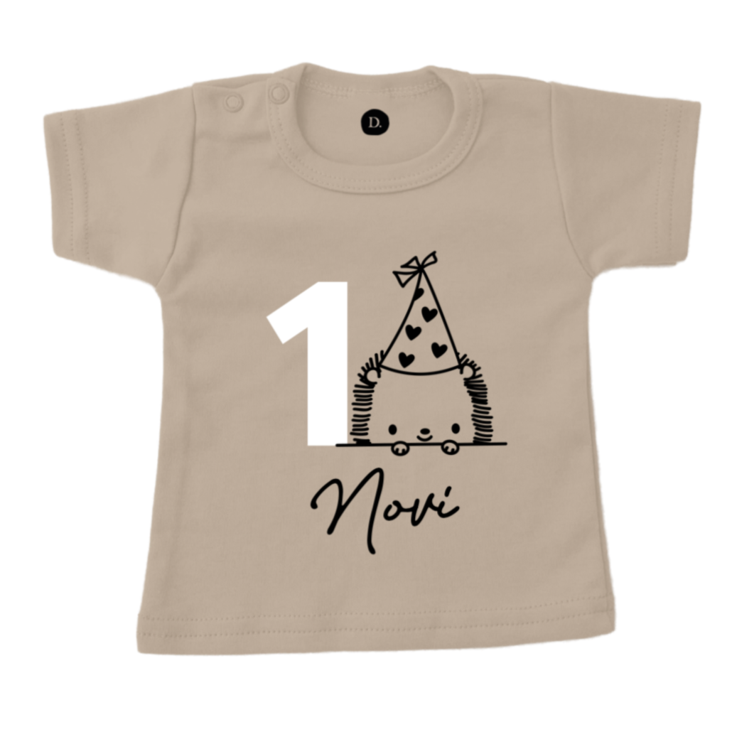 Dotsy.nl T-shirt Kindershirt voor verjaardag diertje feesthoed woonaccessoires homedecoratie
