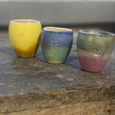 Label2X B.V. 4 Unieke espresso kopjes 3st. Unieke espresso kopjes 3st. woonaccessoires homedecoratie