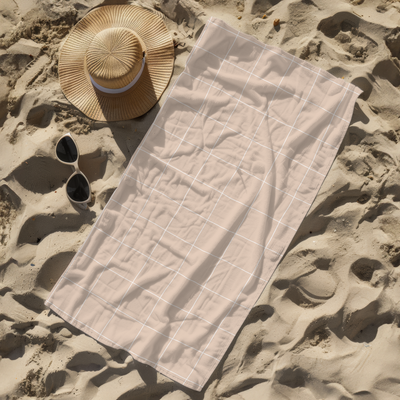 Label2X B.V. Grid Badhanddoek PRE-ORDER Badhanddoek PRE-ORDER woonaccessoires homedecoratie