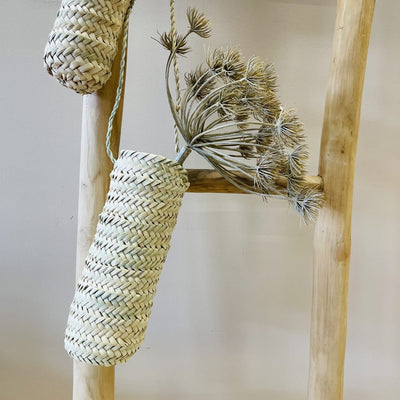 Label2X B.V. L Hangmand bottle palmblad Hangmand bottle palmblad woonaccessoires homedecoratie