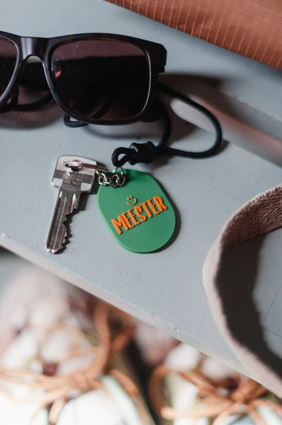 Label2X B.V. Sleutelhanger meester Sleutelhanger meester woonaccessoires homedecoratie