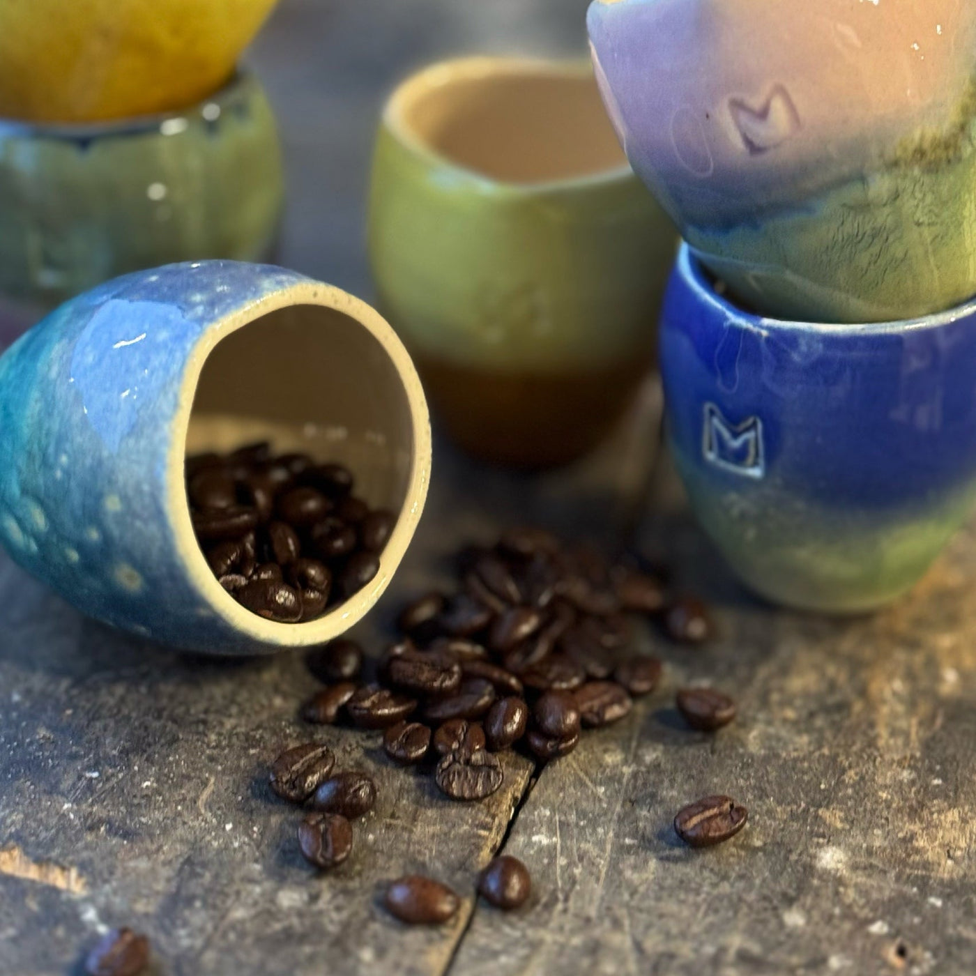 Label2X B.V. Unieke espresso kopjes 3st. Unieke espresso kopjes 3st. woonaccessoires homedecoratie