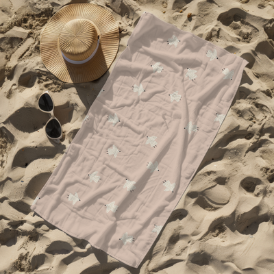 Label2X B.V. Vogeltjes Badhanddoek PRE-ORDER Badhanddoek PRE-ORDER woonaccessoires homedecoratie