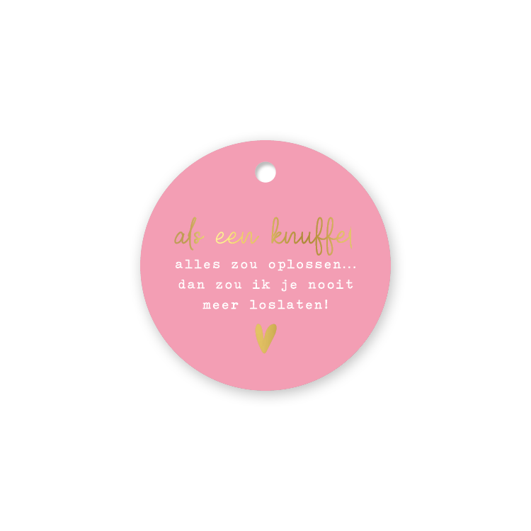 Label2X Kaarten Cadeaulabel als een knuffel Cadeaulabel als een knuffel woonaccessoires homedecoratie