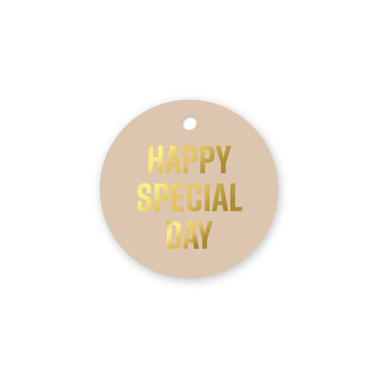 Label2X Kaarten Cadeaulabel happy special day Cadeaulabel happy special day woonaccessoires homedecoratie