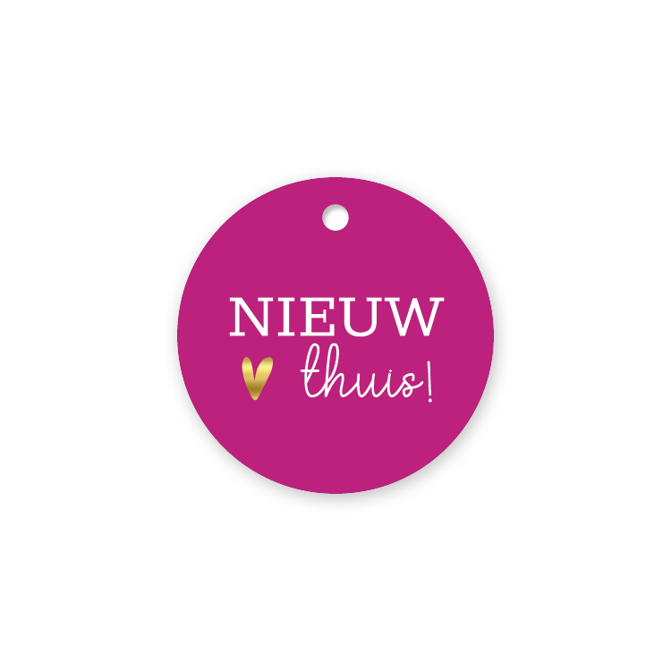 Label2X Kaarten Cadeaulabel nieuw thuis Cadeaulabel nieuw thuis woonaccessoires homedecoratie