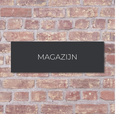 Label2X deurbordje bedrijf Deurbordje bedrijf magazijn woonaccessoires homedecoratie