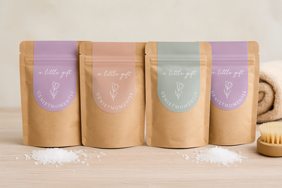Label2X Giftzakje badzout a little gift relax Giftzakje badzout a little gift relax woonaccessoires homedecoratie