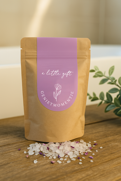 Label2X Giftzakje badzout a little gift sensueel Giftzakje badzout a little gift sensueel woonaccessoires homedecoratie