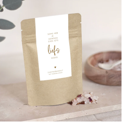 Label2X Giftzakje badzout gewoon even iets liefs woonaccessoires homedecoratie