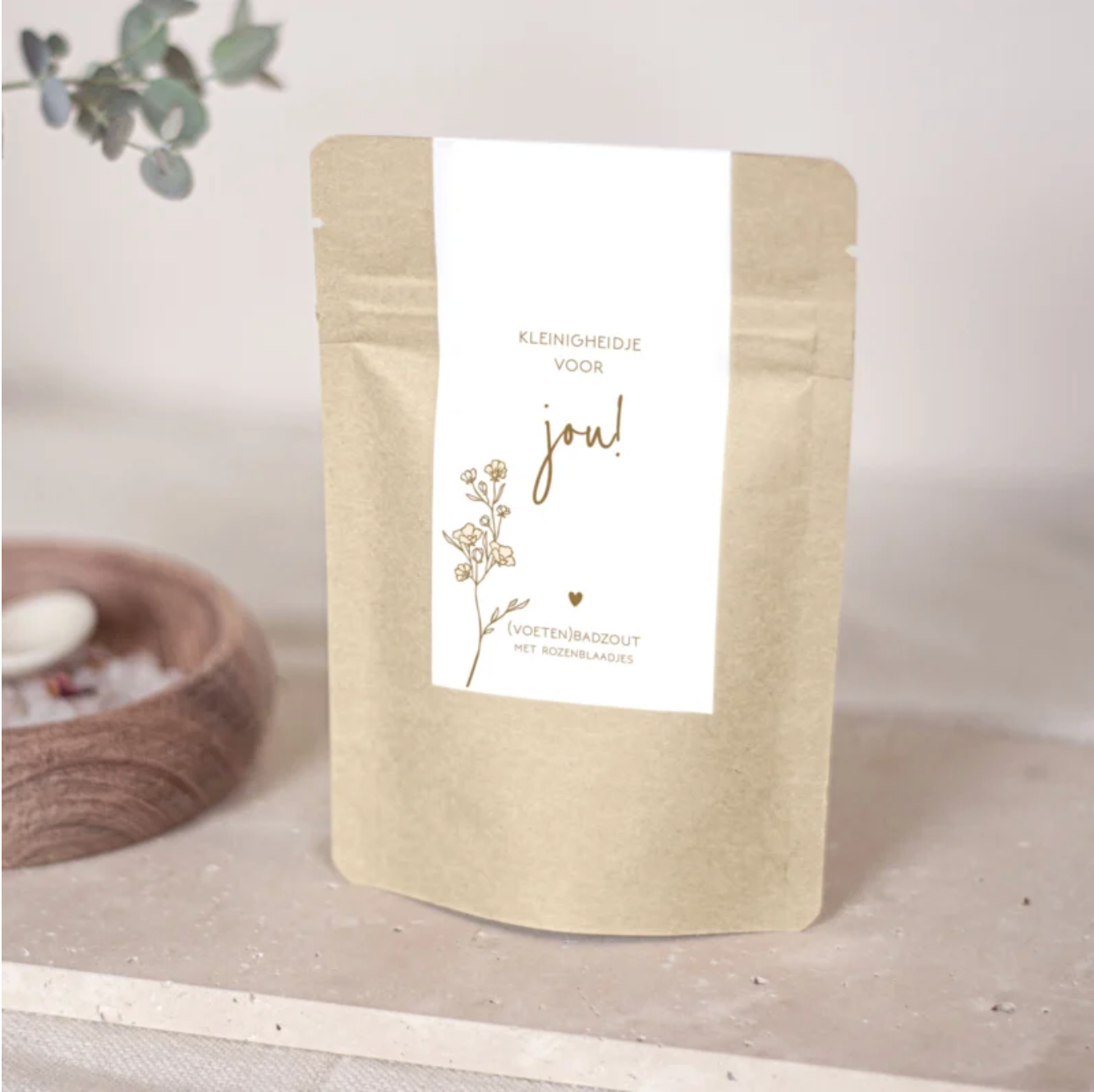 Label2X Giftzakje badzout kleinigheidje voor jou woonaccessoires homedecoratie