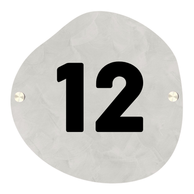 Label2X Losse huisnummers Huisnummerbord drop woonaccessoires homedecoratie