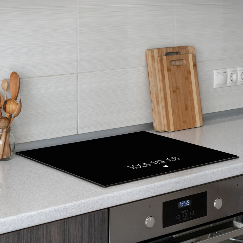 Label2X Inductiebeschermer kook van jou woonaccessoires homedecoratie
