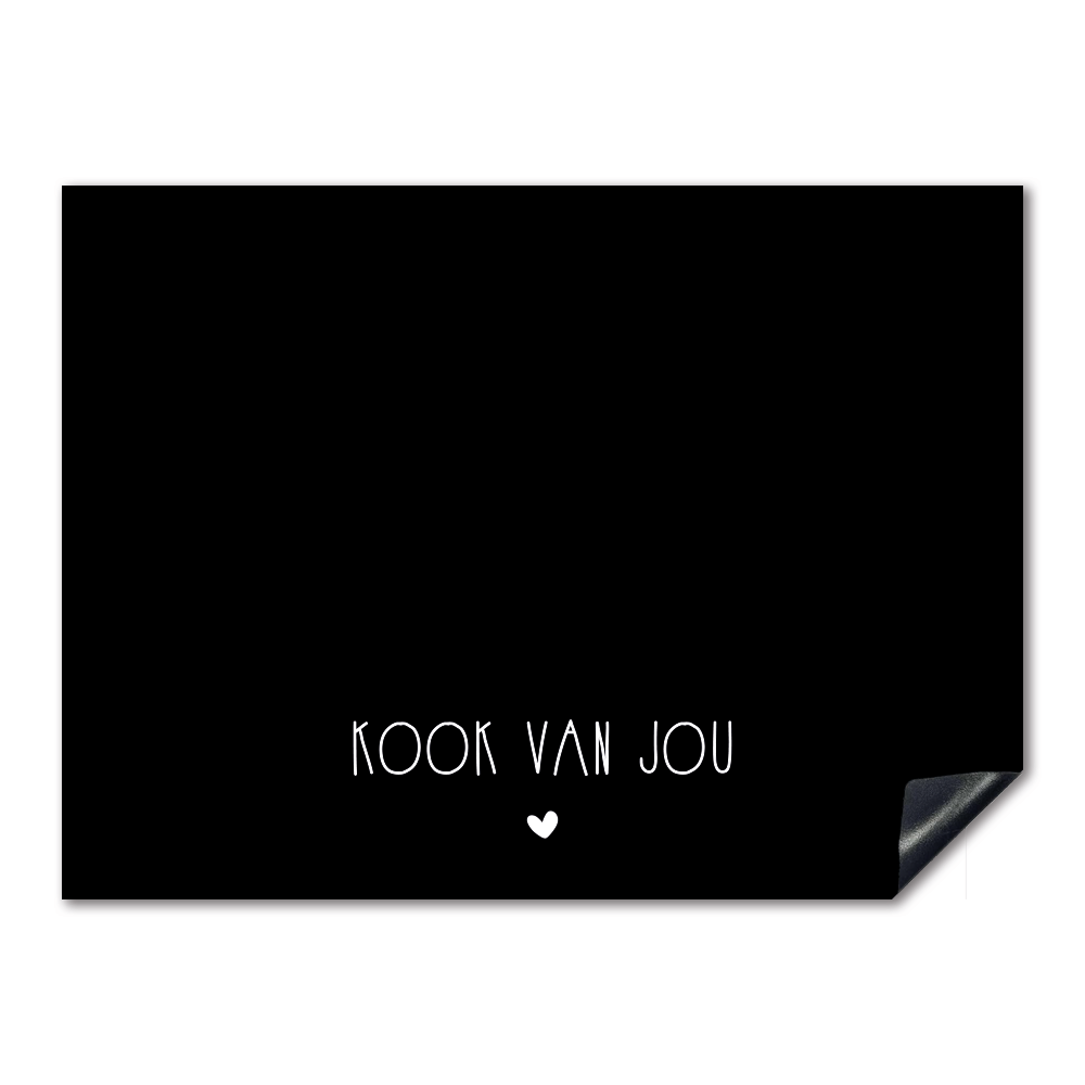 Label2X Inductiebeschermer kook van jou woonaccessoires homedecoratie