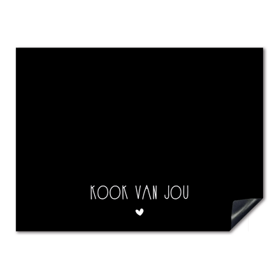 Label2X Inductiebeschermer kook van jou woonaccessoires homedecoratie