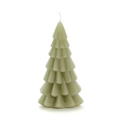 Label2X Kerstmis Kaars kerstboom lichtgroen XS woonaccessoires homedecoratie