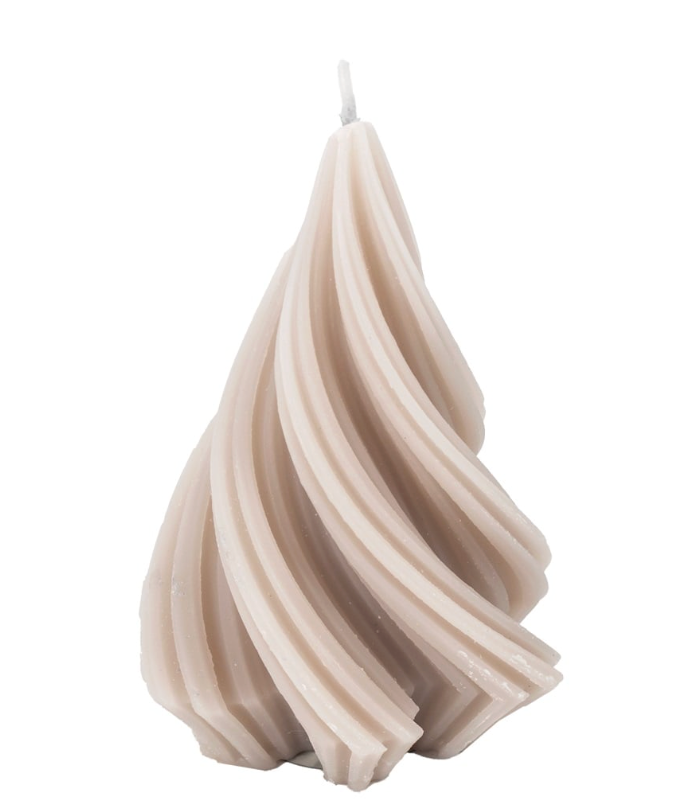 Label2X Kerstmis Kaarsje twist kerstboom midi Kaarsje twist kerstboom midi woonaccessoires homedecoratie