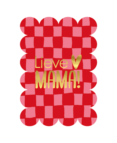 Label2X Kaarten Kaart bubble lieve mama Kaart bubble lieve mama woonaccessoires homedecoratie