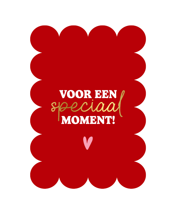 Label2X Kaarten Kaart bubble voor een speciaal moment Kaart bubble voor een speciaal moment woonaccessoires homedecoratie