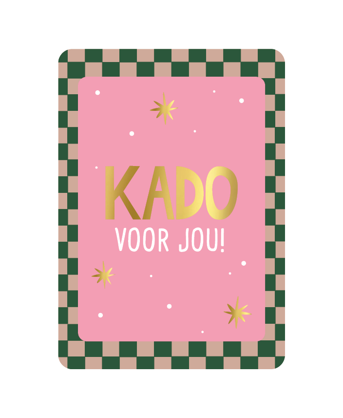 Label2X Kaarten Kaart kado voor jou Kaart kado voor jou woonaccessoires homedecoratie