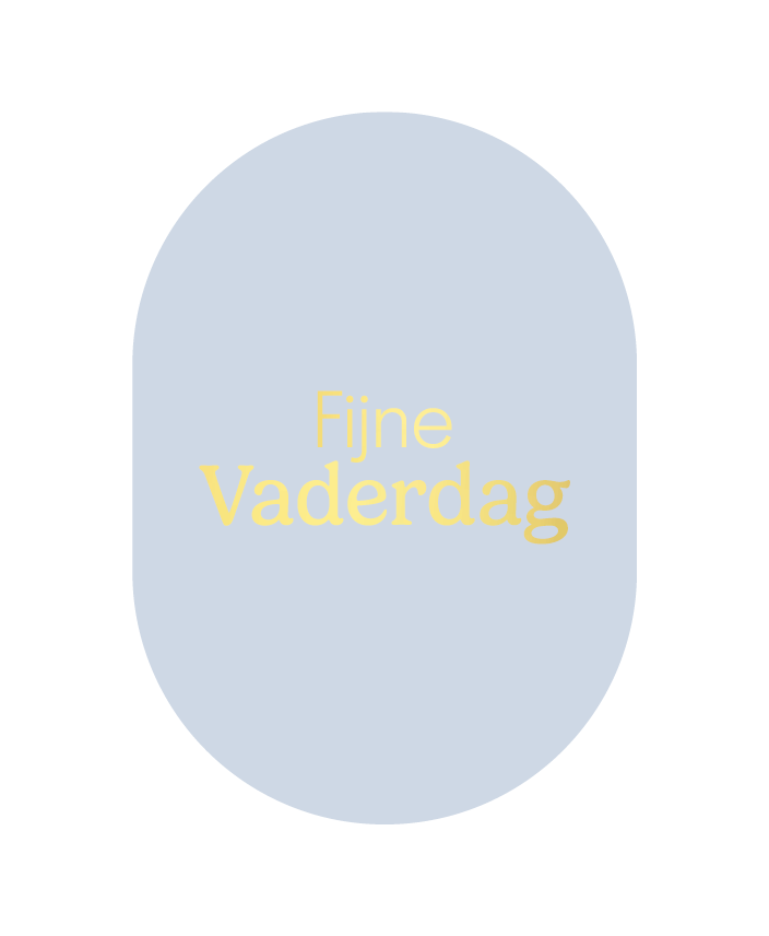 Label2X Kaarten Kaart ovaal fijne vaderdag Kaart ovaal fijne vaderdag woonaccessoires homedecoratie