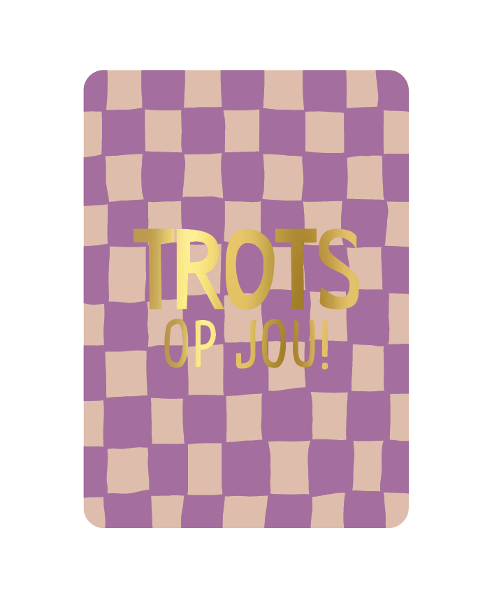 Label2X Kaarten Kaart trots op jou Kaart trots op jou woonaccessoires homedecoratie