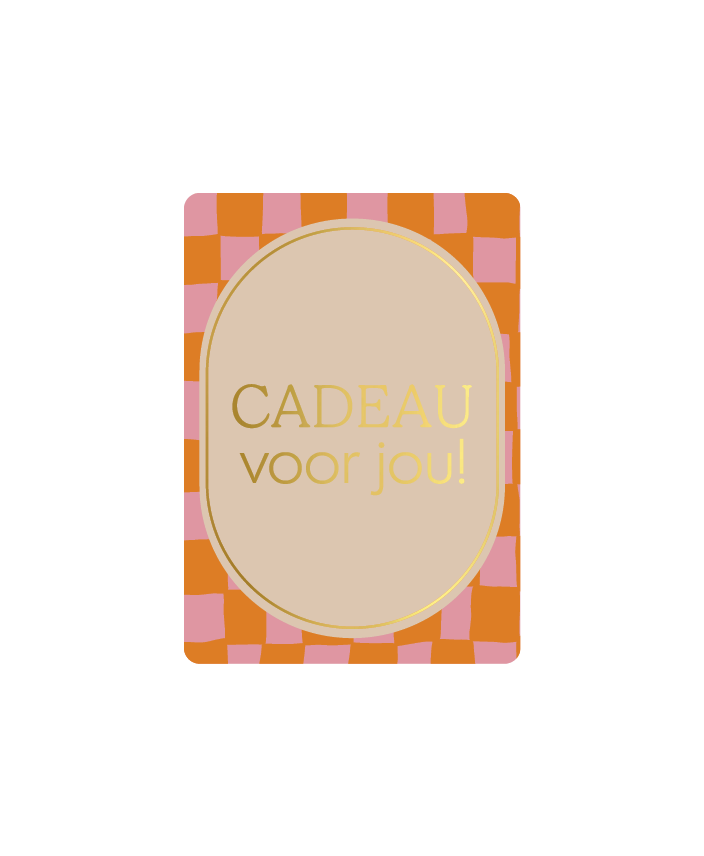 Label2X Kaarten Kaartje cadeau voor jou Kaartje cadeau voor jou woonaccessoires homedecoratie