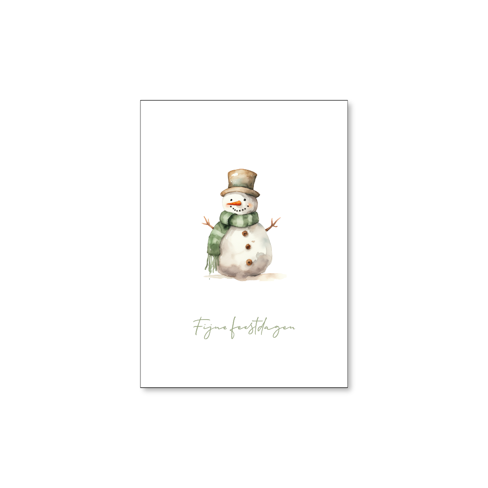 Label2X Kaarten Kaartje fijne feestdagen Kaartje fijne feestdagen woonaccessoires homedecoratie
