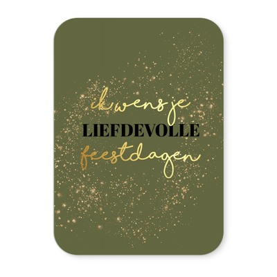 Label2X Kaarten Kaartje ik wens je liefdevolle feestdagen (goudfolie) Kaartje ik wens je liefdevolle feestdagen (goudfolie) woonaccessoires homedecoratie