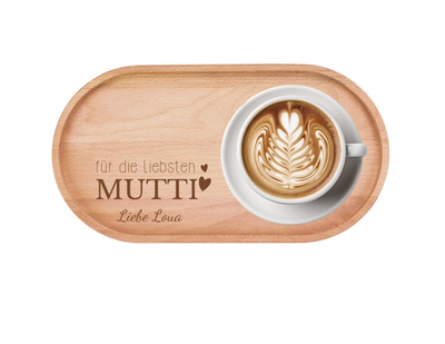 Label2X Kaffeetablett für die Liebsten woonaccessoires homedecoratie