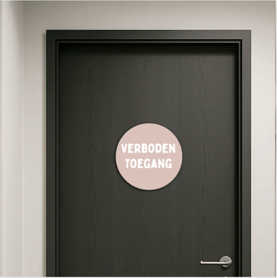 Label2X Kantoorbordje kleur Kantoorbordje kleur woonaccessoires homedecoratie