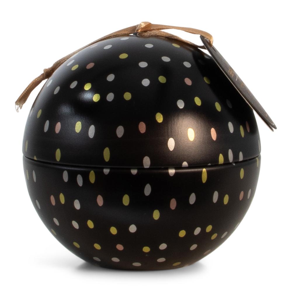 Label2X Kerstbal geurkaars zwart woonaccessoires homedecoratie