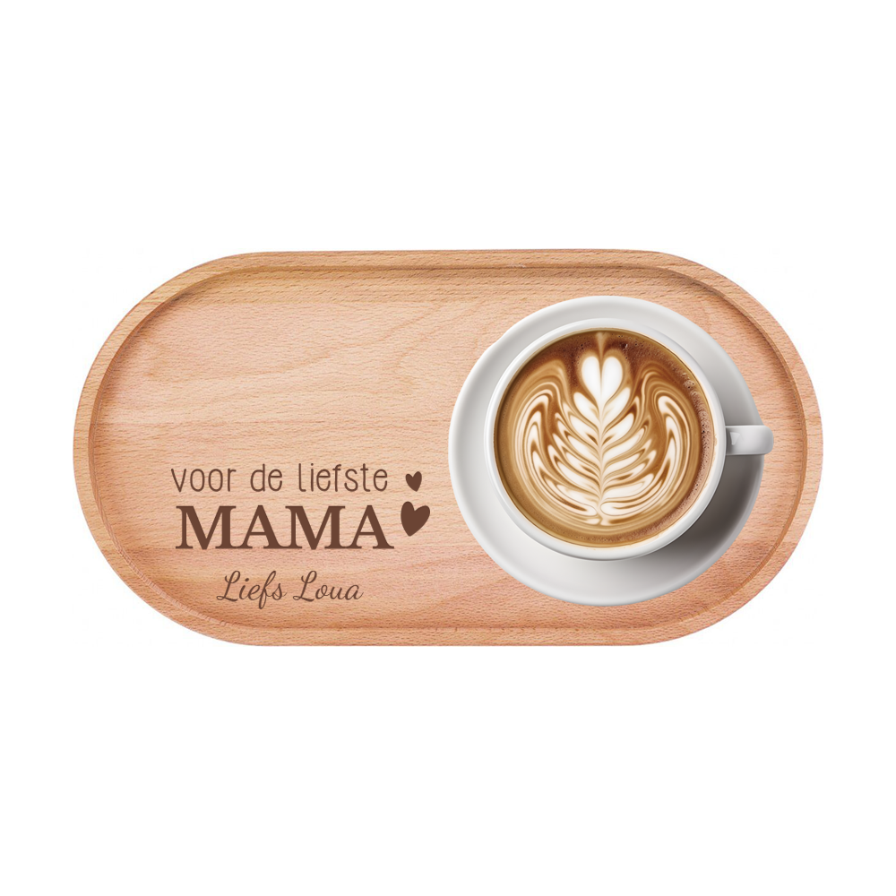 Label2X Koffietray voor de liefste mama woonaccessoires homedecoratie