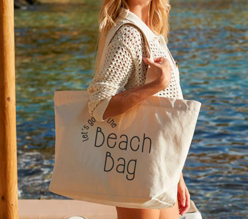 Label2X Let's go to the beach bag woonaccessoires homedecoratie