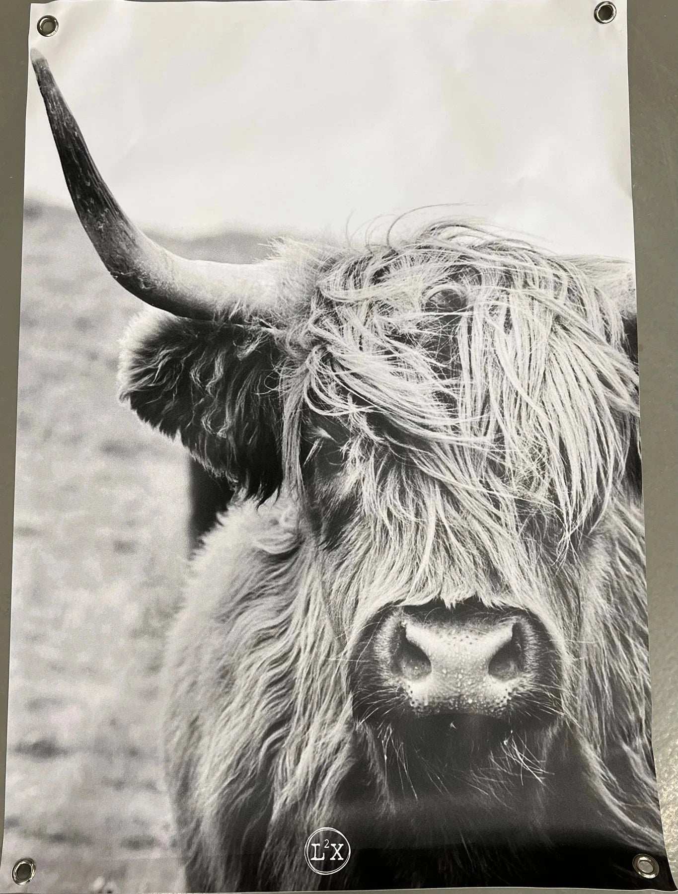 Label2X tuinposter Megasale Tuinposter cow A1 Megasale Tuinposter cow A1 woonaccessoires homedecoratie