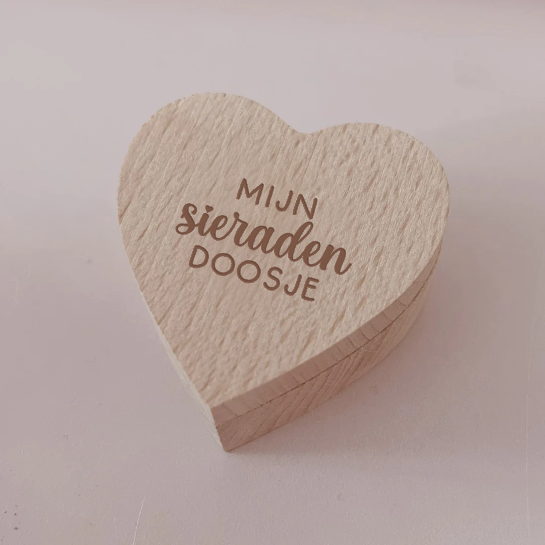 Label2X Woondecoratie Mijn sieraden doosje woonaccessoires homedecoratie
