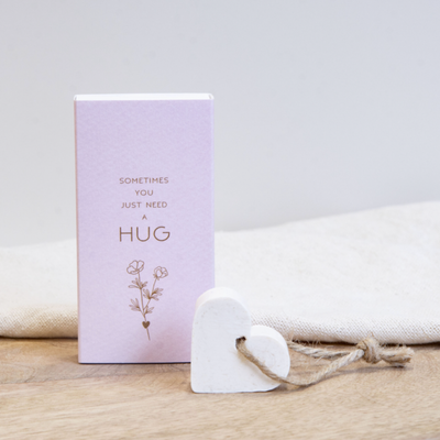Label2X Mini giftbox met zeephartje you just need a hug woonaccessoires homedecoratie