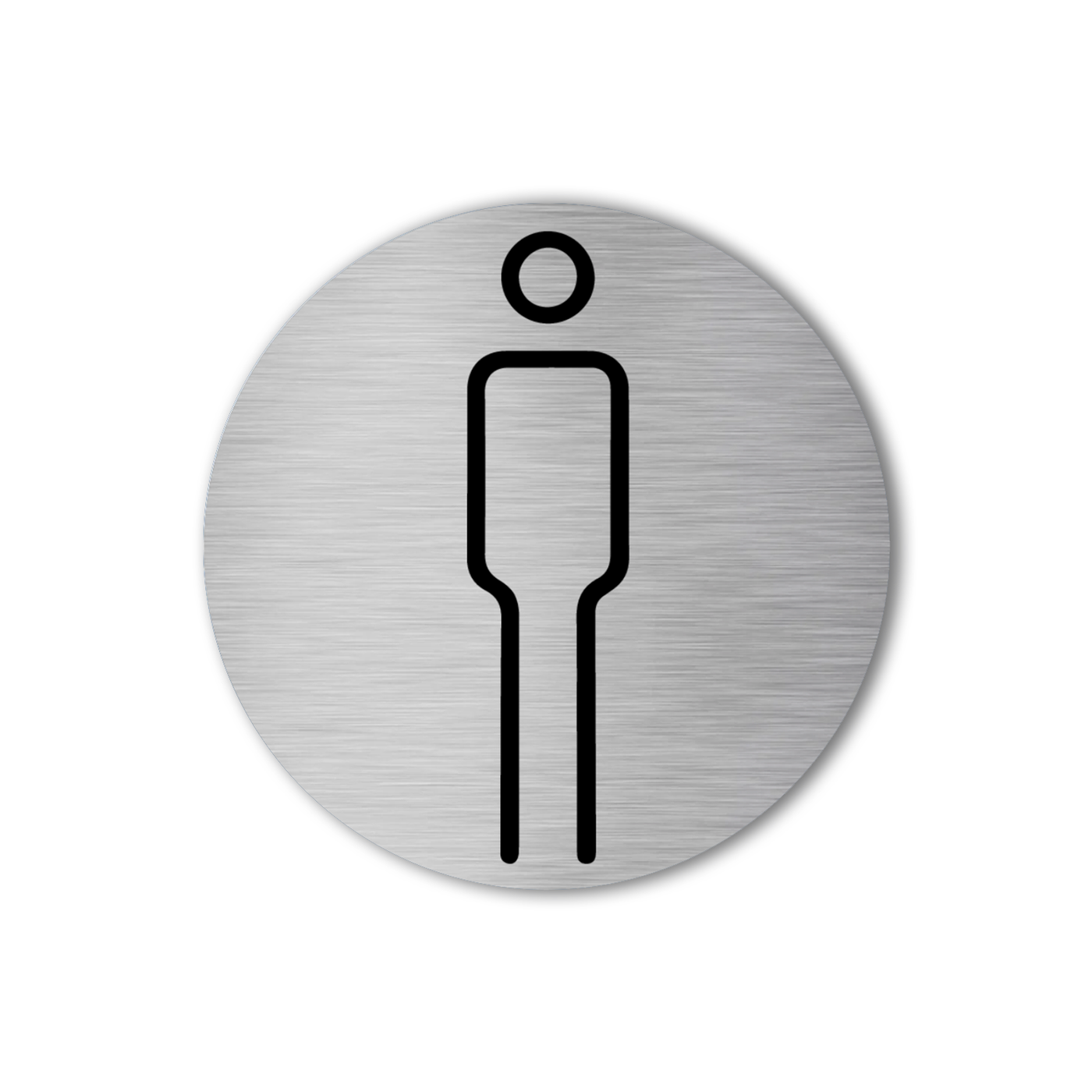 Label2X deurbordje bedrijf Pictogram man toilet Pictogram man toilet woonaccessoires homedecoratie