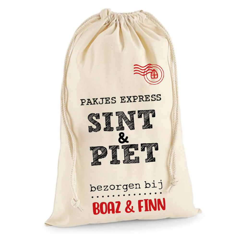 Label2X Sinterklaas Sinterklaaszak pakjes express Sinterklaaszak pakjes express woonaccessoires homedecoratie
