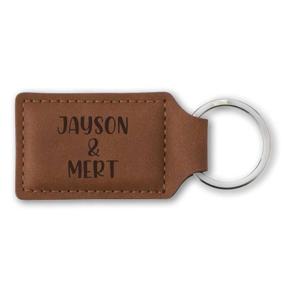 Label2X Sleutelhanger bruin best dad gepersonaliseerd woonaccessoires homedecoratie