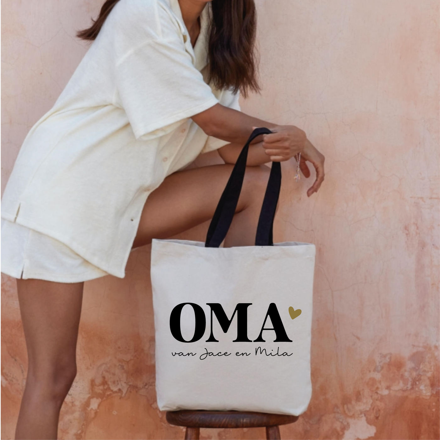 Label2X Minigift Tas oma van woonaccessoires homedecoratie