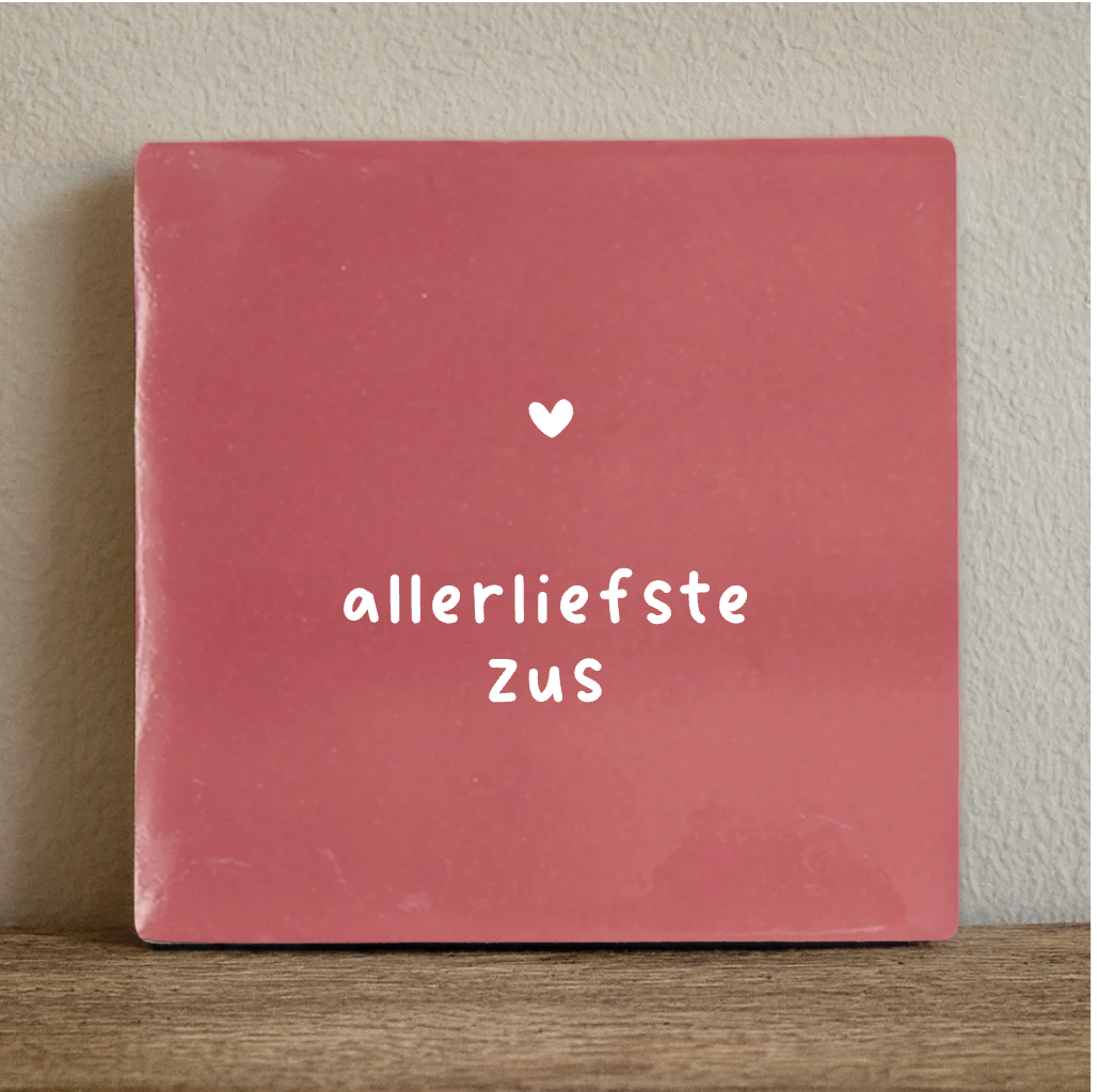 Label2X Tegeltje allerliefste zus Tegeltje allerliefste zus woonaccessoires homedecoratie