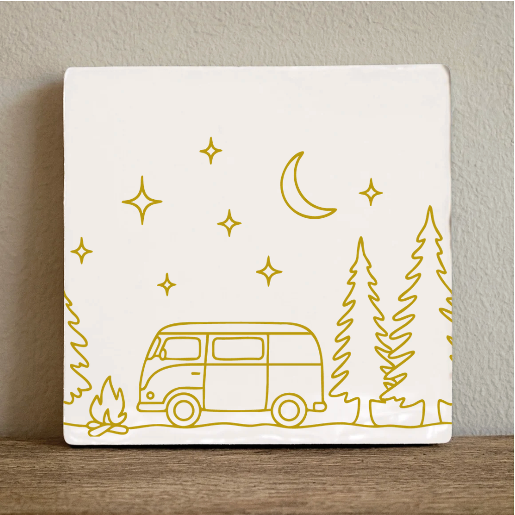 Label2X Tegeltje cozy vibes Tegeltje cozy vibes woonaccessoires homedecoratie