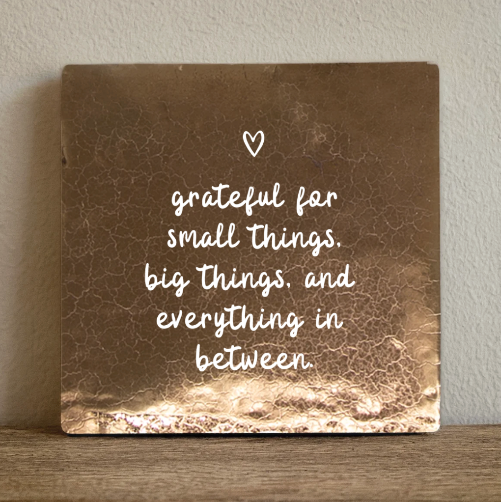 Label2X Tegeltje grateful Tegeltje grateful woonaccessoires homedecoratie