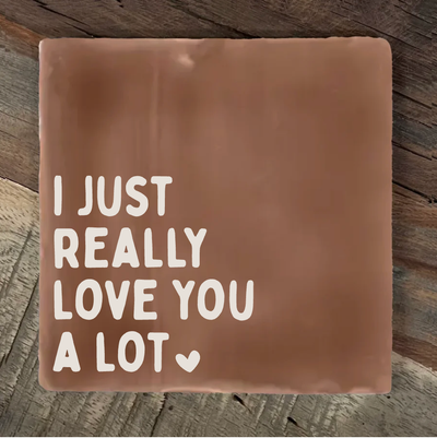 Label2X Tegeltje i just really love you a LOT! Tegeltje i just really love you a LOT! woonaccessoires homedecoratie