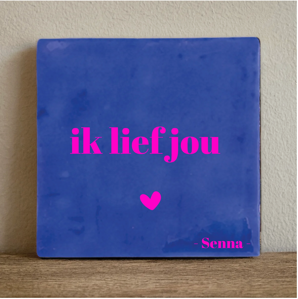 Label2X Tegeltje ik lief jou Tegeltje ik lief jou woonaccessoires homedecoratie