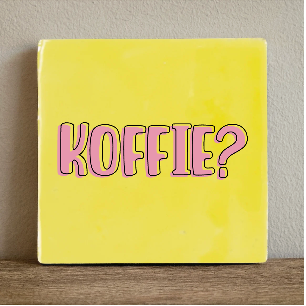 Label2X Tegeltje koffie? Tegeltje koffie? woonaccessoires homedecoratie