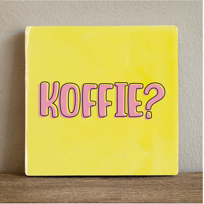 Label2X Tegeltje koffie? Tegeltje koffie? woonaccessoires homedecoratie